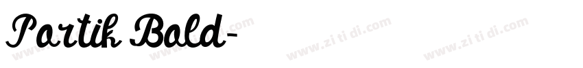 Portik Bold字体转换